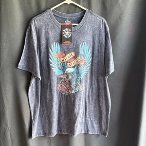 Graphic Tee - Black Mineral Wash